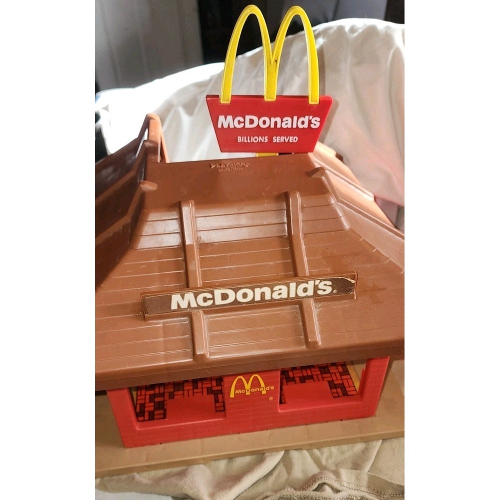 Vintage 1974 Playskool™ McDonald's™ Familiar Places Partial Play-Set